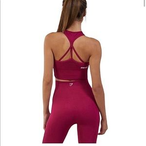 GYMSHARK Energy + Seamless Crop Top